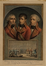 Duplessis-Bertaux, Jean - Die drei Konsule: Jean-Jacques Régis de Cambacérès, Napoléon Bonaparte und Charles-François Lebrun
