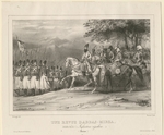 Bellangé, Hippolyte - Prinz Abbas Mirza (1789-1833) inspektiert Infanterie-regiment