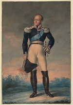 Unbekannter Künstler - Porträt des Kaisers Alexander I. (1777-1825)