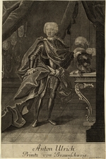 Unbekannter Künstler - Porträt von Anton Ulrich Prinz von Braunschweig-Wolfenbüttel (1714-1774)