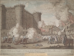 Unbekannter Künstler - Die Erstürmung der Bastille am 14. Juli 1789