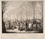 Opiz, Georg Emanuel - Das Biwak der Kosaken in der Avenue des Champs-Elysées in Paris im April 1814