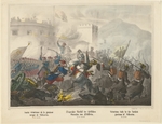 Scholz, Joseph - Siegreicher Ausfall der türkischen Garnison von Silistria am 14. Juni 1854