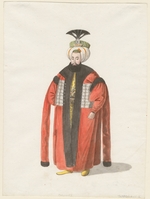 Unbekannter Künstler - Porträt von Mahmud II. (1785-1839), Sultan des Osmanischen Reiches