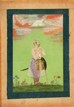 Indische Kunst - Mogul-Offizier
