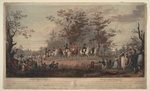 Sauerweid, Alexander Iwanowitsch - Prinzregent, Wilhelm III. von Preußen, Alexander I., Generäle Blücher und Platow bei Truppenschau in Hyde Park, 20. Juni 1814
