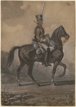 Sauerweid, Alexander Iwanowitsch - Russischer Dragoner
