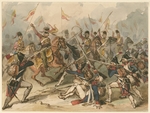 Goupil-Fesquet, Frédéric - Französische Infanterie und russischen Husaren im Gefecht bei Austerlitz