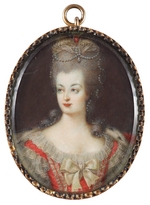 Unbekannter Künstler - Porträt von Marie Antoinette (1755-1793)