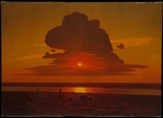Kuindschi, Archip Iwanowitsch - Roter Sonnenuntergang am Dnjepr