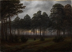 Friedrich, Caspar David - Tageszeitenzyklus: Der Abend