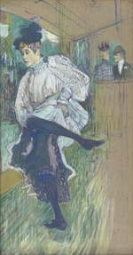 Toulouse-Lautrec, Henri, de - Die tanzende Jane Avril
