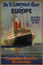 Ward, William Dudley Burnett, der Jüngere - Canadian Pacific St. Lawrence Route To Europe