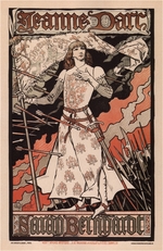 Grasset, Eugène - Sarah Bernhardt als Jeanne d'Arc