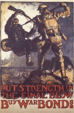 Brangwyn, Sir Frank William - Kraft für den letzten Schlag: Kriegsanleihen kaufen