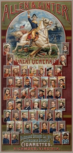 Harris, George S. - Große Generäle. Für Allen & Ginter, Richmond, Virginia