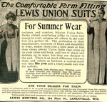 Unbekannter Künstler - Werbung für Lewis Union Suits