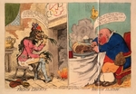 Gillray, James - Französische Freiheit. Britische Sklaverei