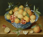 Hulsdonck, Jacob van - Stillleben mit Zitronen, Orangen und Granatapfel