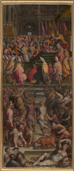Vasari, Giorgio - Papst Clemens VII. krönt den Karl V. zum Kaiser in Bologna