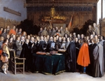 Ter Borch, Gerard, der Jüngere - Die Beschwörung des Westfälischen Friedens. Der Vertrag von Münster