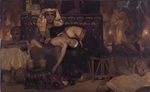 Alma-Tadema, Sir Lawrence - Der Tod des erstgeborenen Sohnes des Pharao