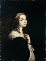 Beck, David - Porträt von Königin Christina von Schweden (1626-1689)