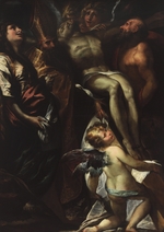 Procaccini, Giulio Cesare - Die Kreuzabnahme mit Heiligen Maria Magdalena, Augustin, Hieronymus und Engeln