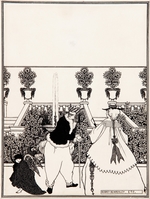 Beardsley, Aubrey - Titelseite für das Magazin‎ The Savoy