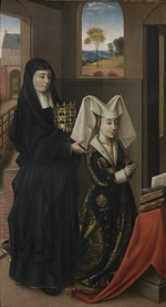 Christus, Petrus - Isabel von Portugal mit der Heiligen Elisabeth