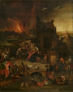 Bosch, Hieronymus, (Schule) - Die Versuchung des heiligen Antonius