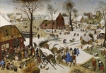 Brueghel, Pieter, der Jüngere - Die Volkszählung zu Bethlehem