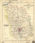 Unbekannter Meister - Karte von Moskauer Gouvernement