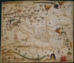 Rossell (Rosselli), Pere (Petrus) - Die Portolankarte für das Mittelmeer und das Schwarze Meer