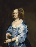 Dyck, Sir Anthonis van - Porträt von Mary (geb. Ruthven), Lady van Dyck