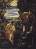 Tintoretto, Domenico - Die Taufe Christi