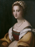 Andrea del Sarto - Porträt einer Frau