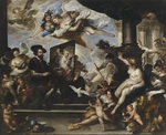 Giordano, Luca - Rubens malt die Allegorie des Friedens