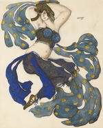 Bakst, Léon - Odalisque. Kostümentwurf zum Ballett Scheherazade von N. Rimski-Korsakow