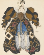 Bakst, Léon - Kostümentwurf für das Ballett La Légende de Joseph von R. Strauss
