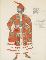 Bakst, Léon - Kostümentwurf zum Theaterstück Das Martyrium des heiligen Sebastian nach Gabriele D'Annuzio