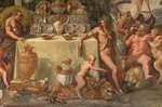 Romano, Giulio - Hochzeit von Amor und Psyche, Fresko-Detail im Saal von Amor und Psyche
