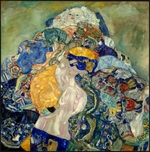Klimt, Gustav - Baby (Wiege)