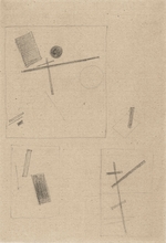 Malewitsch, Kasimir Sewerinowitsch - Suprematische Zeichnung