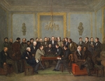 Marlet, Jean Henri - Das berühmte Schachspiel zwischen Howard Staunton und Pierre Saint Amant am 16. Dezember 1843