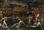 Lanfranco, Giovanni - Bestattung eines römischen Kaisers (Feuerbestattung)