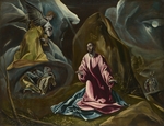 El Greco, (Werkstatt von) - Christus am Ölberg