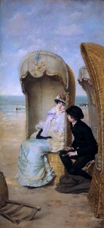 Palmaroli y Gónzalez, Vicente - Die Beichte