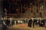 Heim, François-Joseph - Charles X bei der Verteilung von Auszeichnungen an Künstler die im Salon des Jahres 1824 im Louvre ausstellten