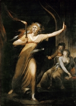 Füssli (Fuseli), Johann Heinrich - Die schlafwandelnde Lady Macbeth